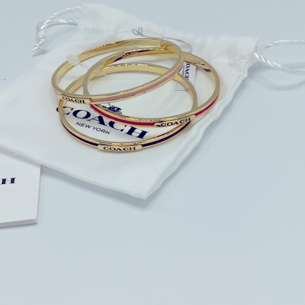 Coach Bangles Set of 3 - Picture 2 of 3